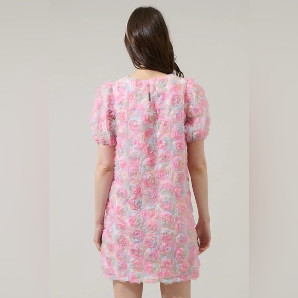 Sugarlips Brie Floral Mini Shift Dress - Picture 2 of 6